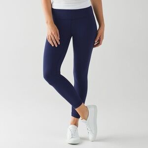 Lululemon (6) Align 25” Inseam in True Navy Blue- High Rise Leggings